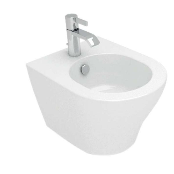 BIDET  A TERRA FILO MURO SERIE ZERO