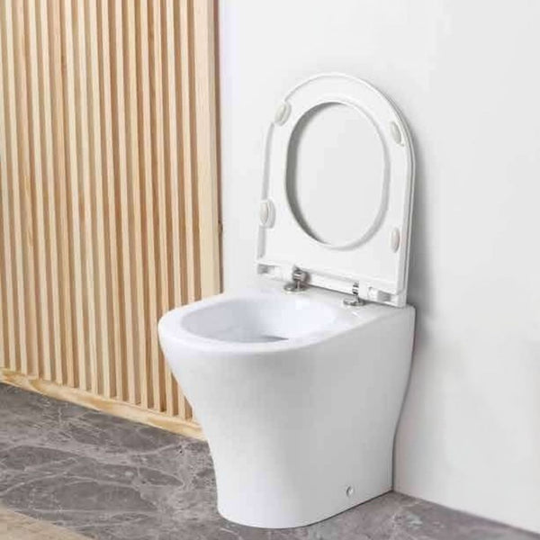 WC A TERRA FILO MURO SERIE ZERO