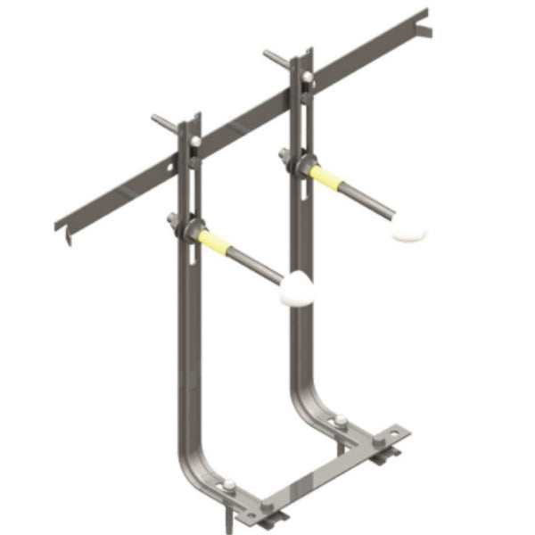 STAFFA KARAG INCASSO BIDET SOPESO PER  PARETE IN MURATURA