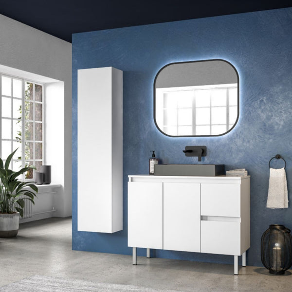 KARAG Composizione Mobile bagno TODAY 100 BIANCO cm. 100