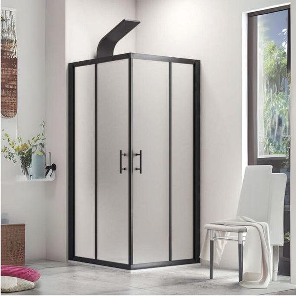 KARAG FLORA 100 NERO vetro acidato spess. 6 mm h. 1900 mm