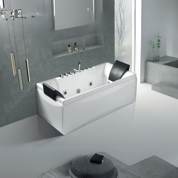 KARAG Vasca da bagno idromassaggio LILIAN K-1077 BIANCO LUCIDO 175 cm