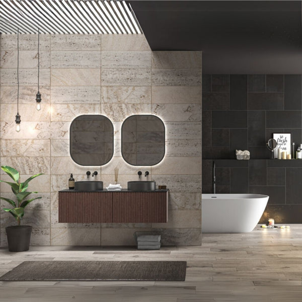 KARAG Composizione Mobile bagno DRESS 140 SCURO cm. 140