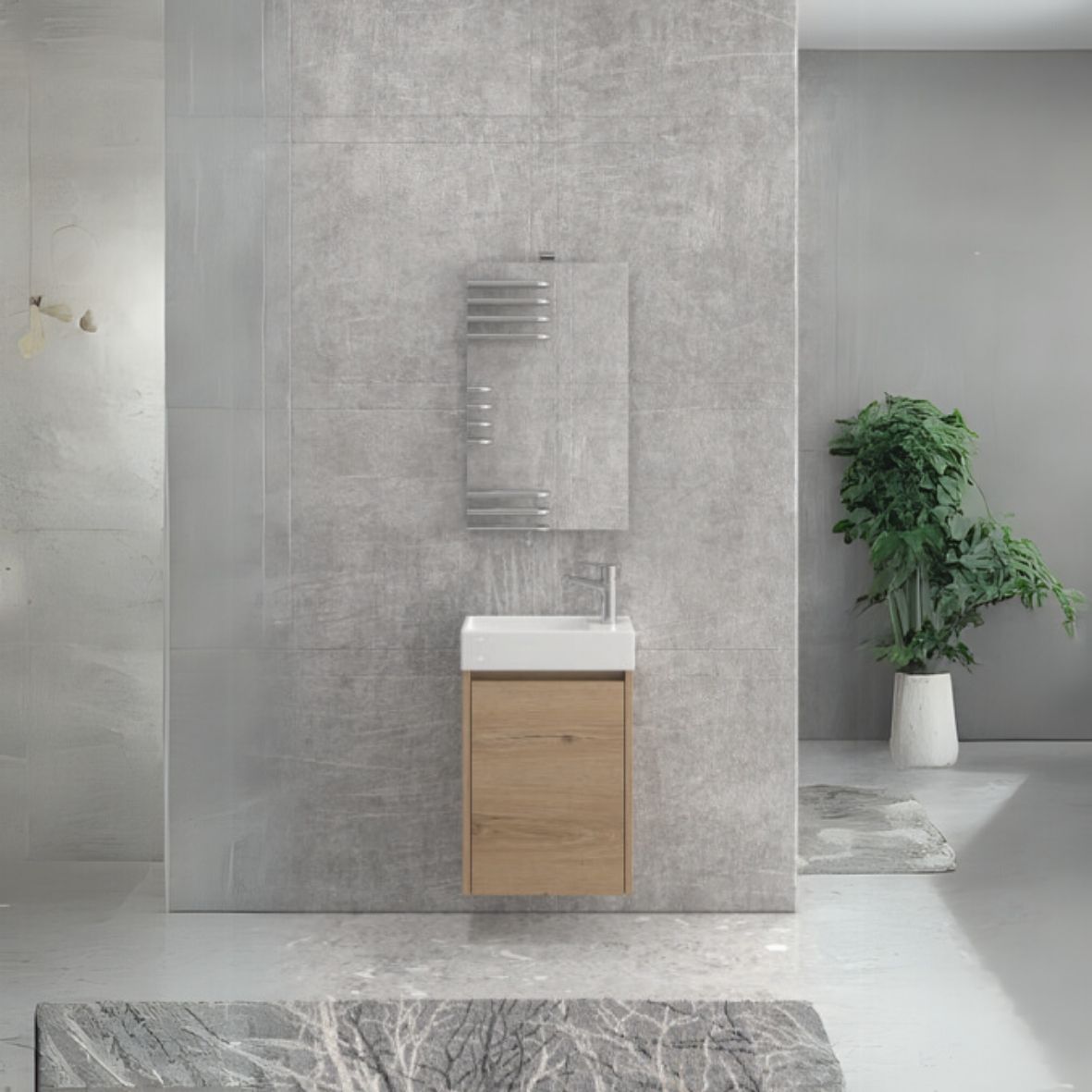 KARAG Composizione Mobile bagno NEW MINOS 45/1 cm. 45