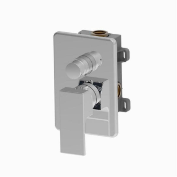 GATTONI Miscelatore doccia incasso KUBIK 2 vie con deviatore manuale 2533/25.CH