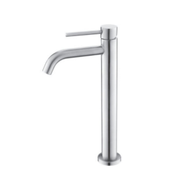 KARAG Miscelatore lavabo alto ARTEMIS cartuccia ceramica flessibili collegamento 35 cm