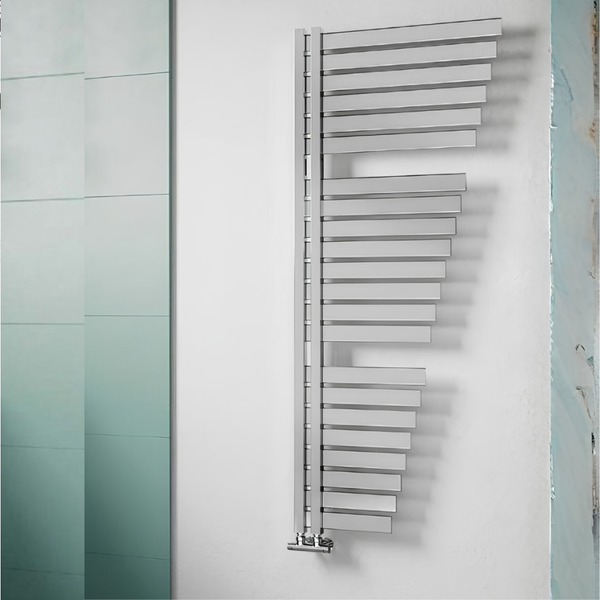 Termoarredo scaldasalviette RANDA L 590 mm interasse 50 mm bianco