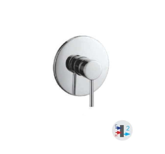 KARAG Miscelatore doccia incasso 3 vie ARTEMIS cartuccia ceramica